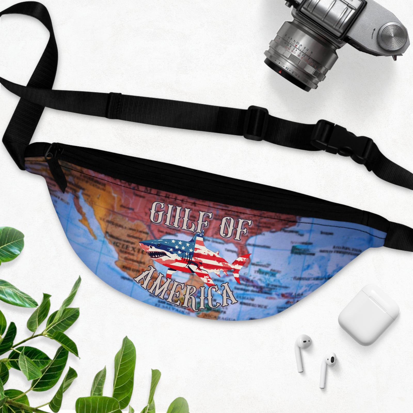 Gulf of America Shark Fanny Pack