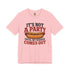 Funny Hot Dog T-Shirt — "It's Not a Party Until My Wiener Comes Out" Graphic Tee - 4LibertyShop.com