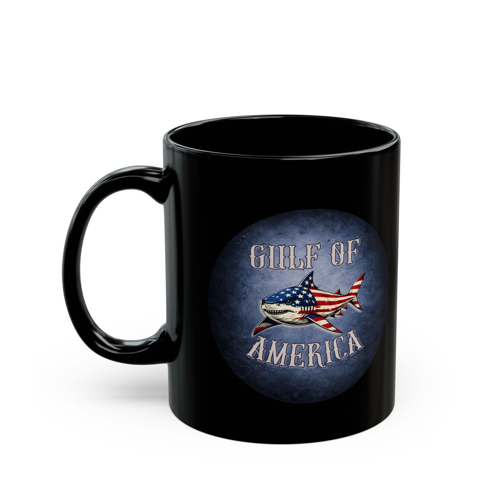 Gulf of America Tiger Shark Mug (11oz, 15oz) - 4LibertyShop.com