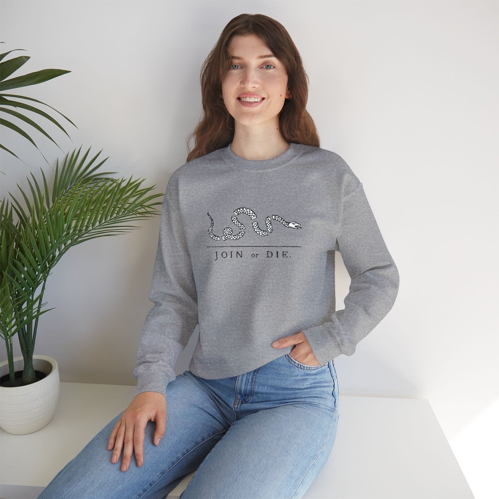 Join or Die Embroidered Sweatshirt