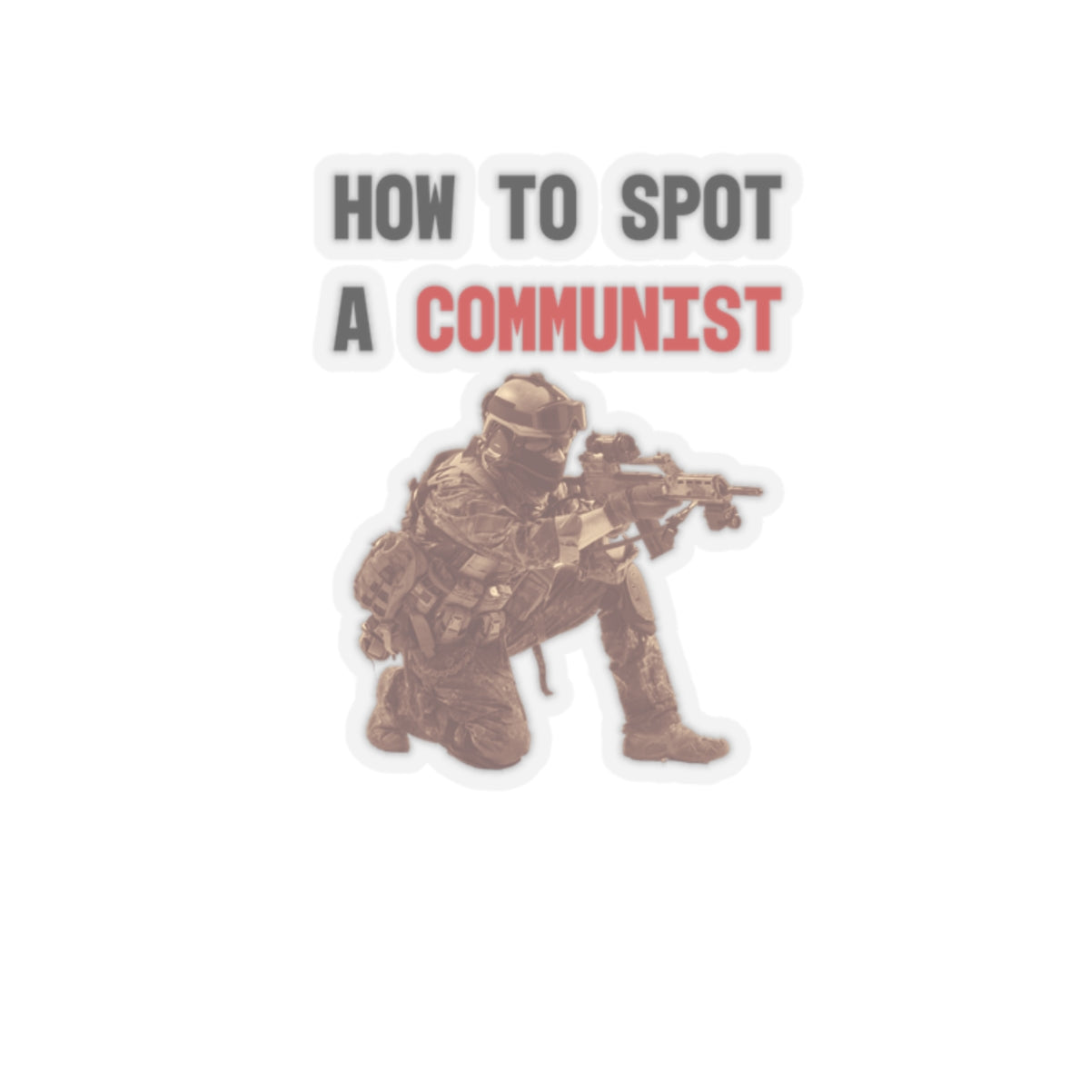 How to Spot a Communist Stickers