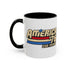 America '76 250 Years Accent Coffee Mug — Retro Patriotic 11/15oz