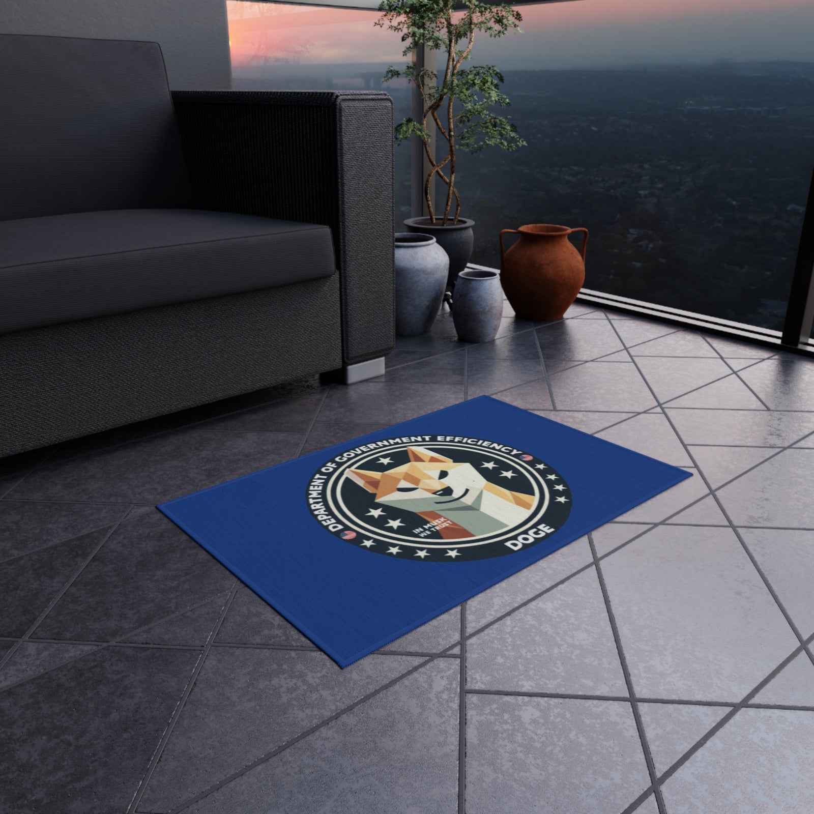 D.O.G.E. Outdoor Rug