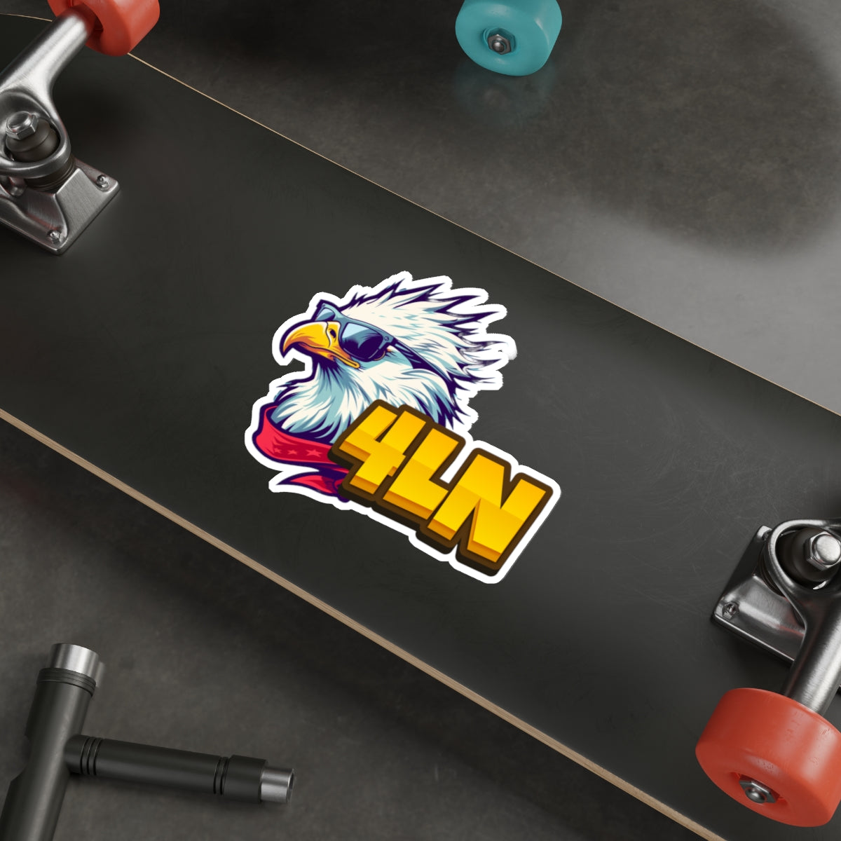 4Liberty Network Eagle Logo Die-Cut Sticker - 4LibertyShop.com