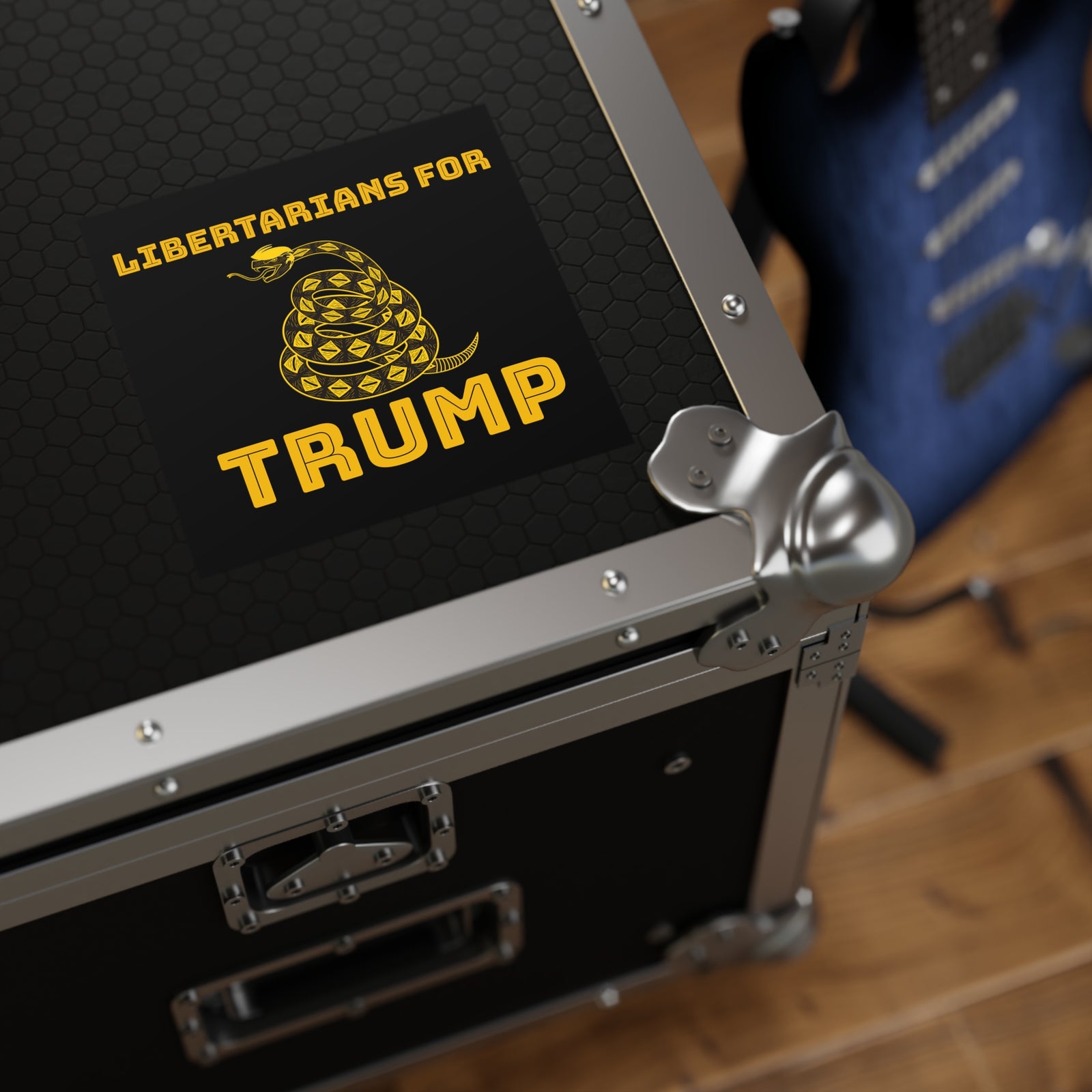 Libertarians for Trump Square Stickers, Indoor\Outdoor