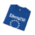 Liberty250 T-Shirt — Vintage Betsy Ross Star Circle Patriotic Tee - 4LibertyShop.com