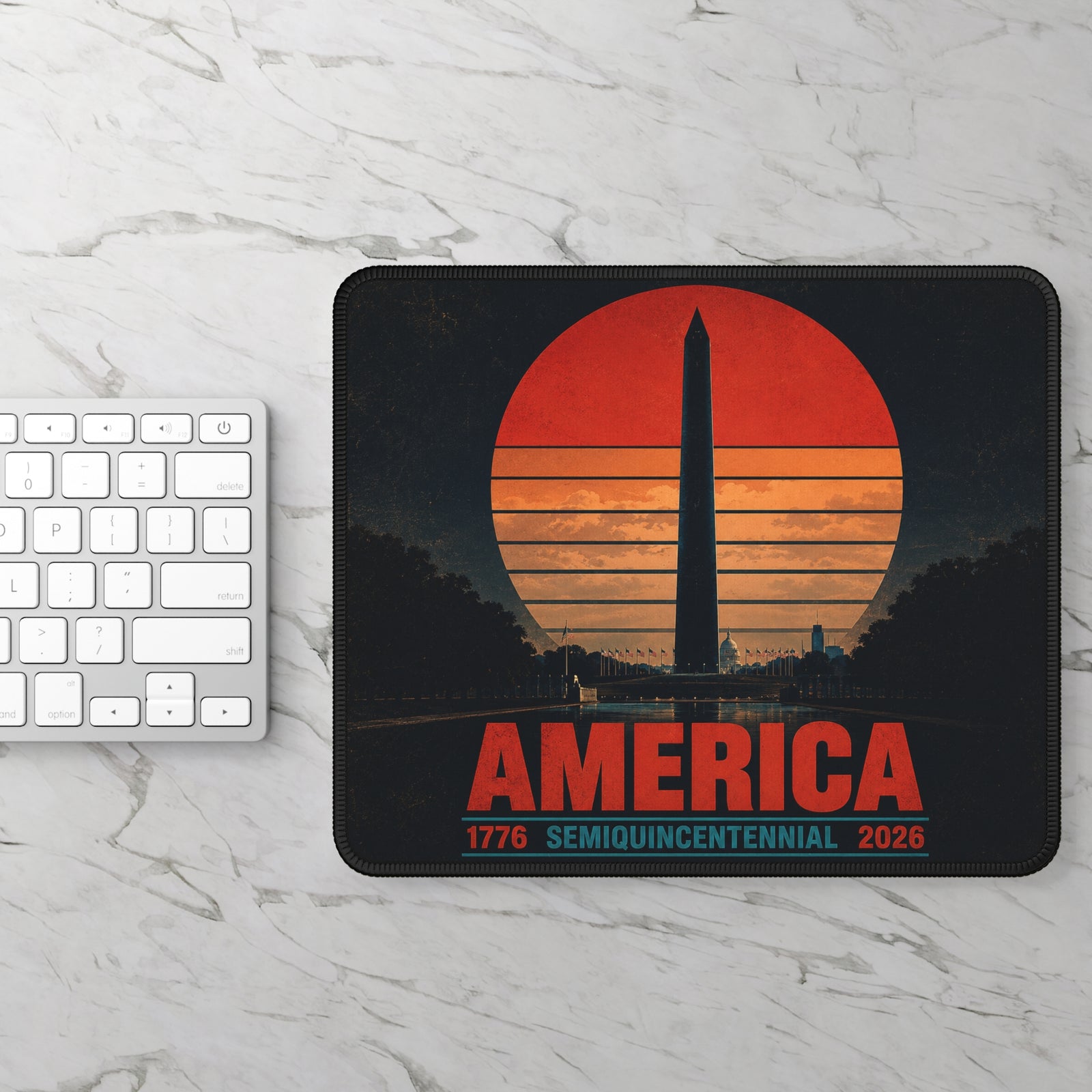 America 1776–2026 Semiquincentennial Mouse Pad - 4LibertyShop.com