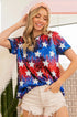 Patriotic Star Sequin Top