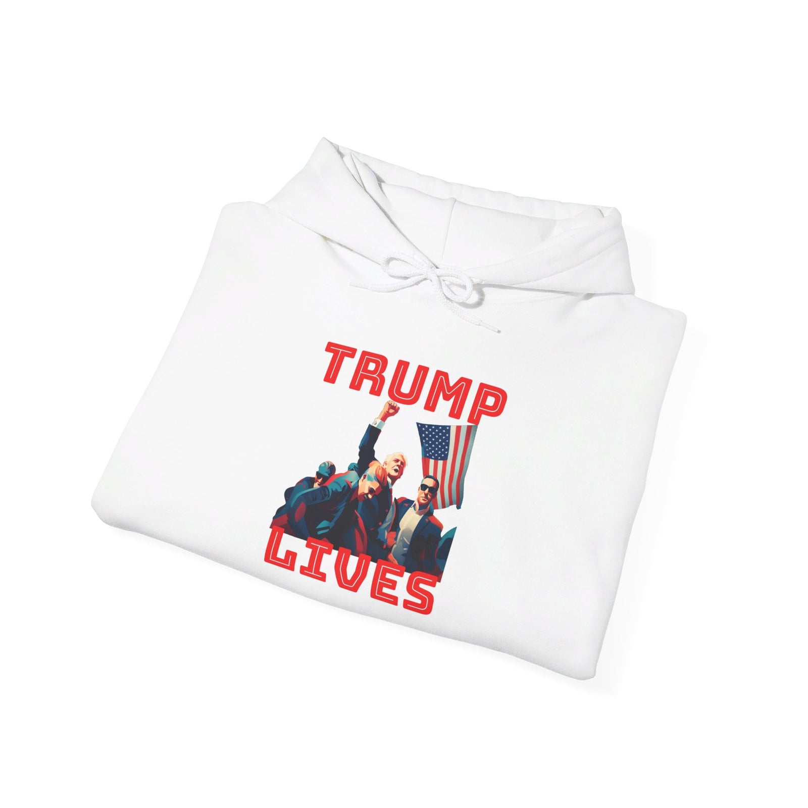 Trump Defiant Tee Hooded Sweatshirt