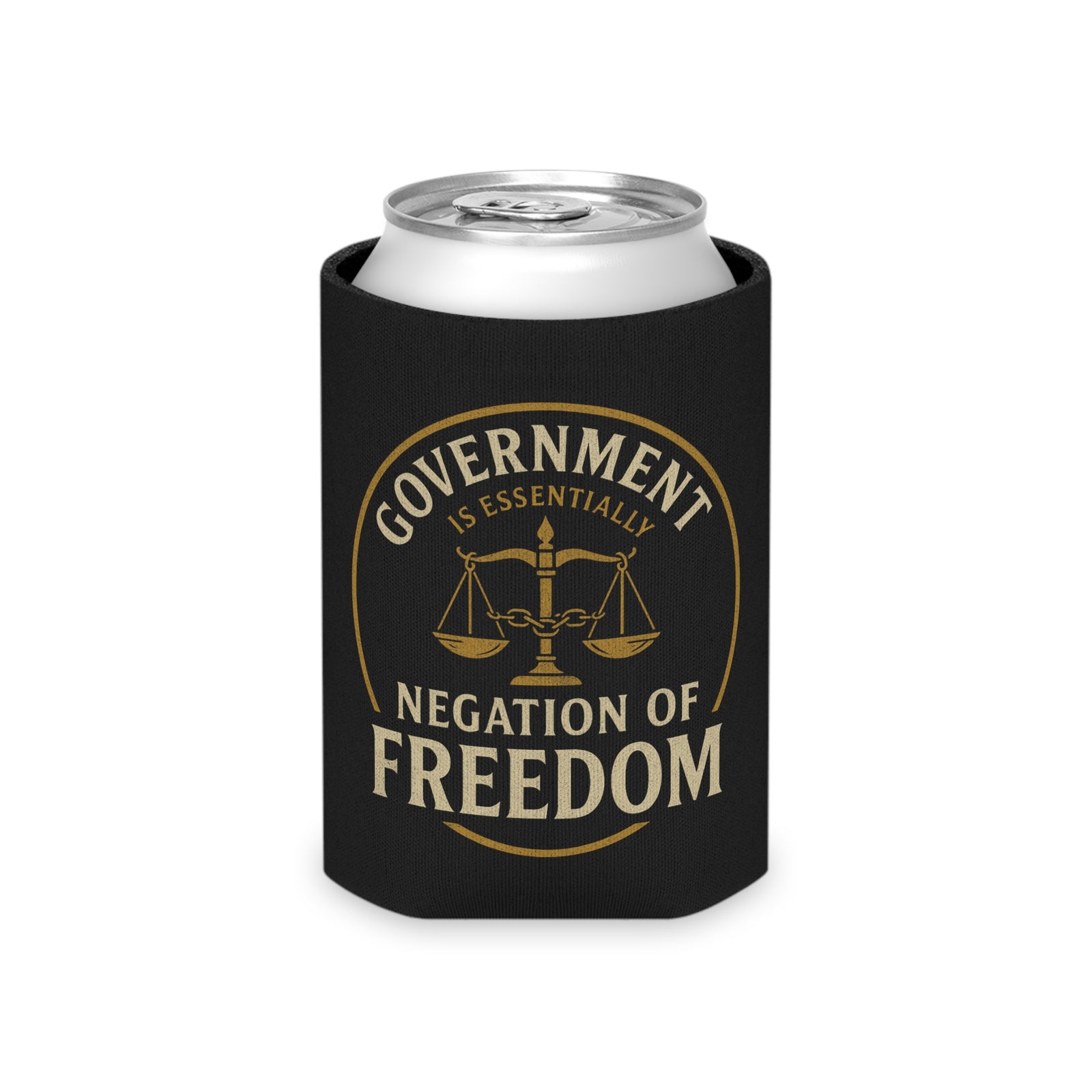 Judge Nap: Negation of Freedom Koozie, Regular & Slim
