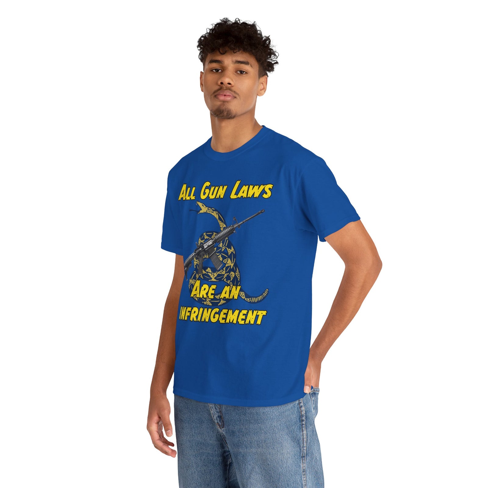 Judge Nap: All Gun Rights Are Infringements AR15 Gadsden T-Shirt