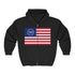 250th Anniversary American Flag Full-Zip Hoodie - 4LibertyShop.com
