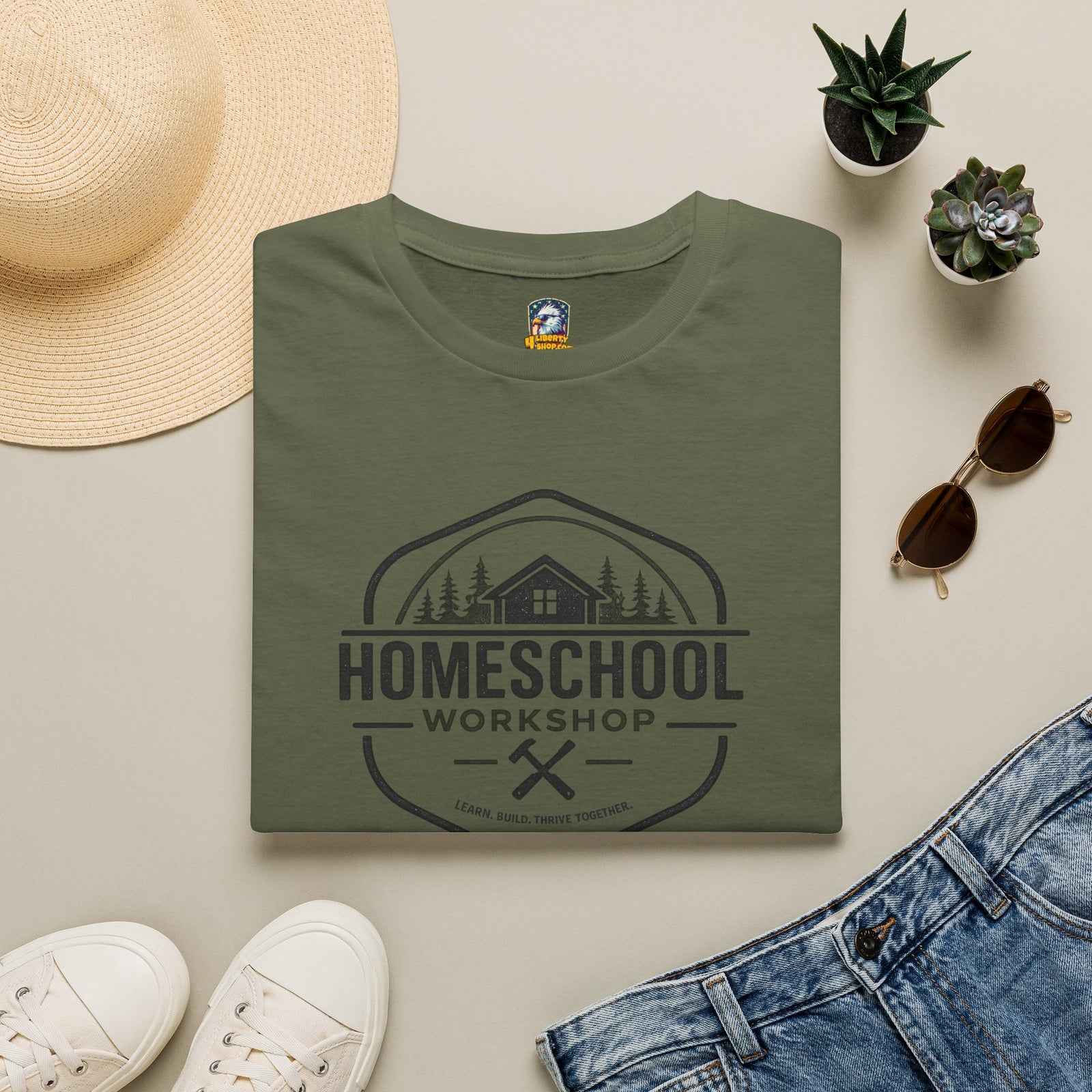 Homeschool Workshop: The Workshop T-Shirt - 4LibertyShop.com