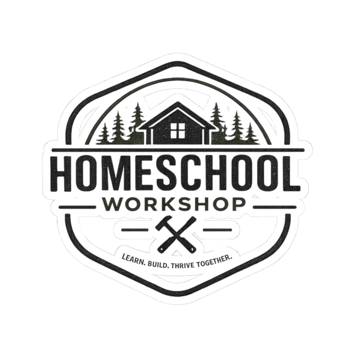 Homeschool Workshop: Workshop Logo Sticker - 4LibertyShop.com