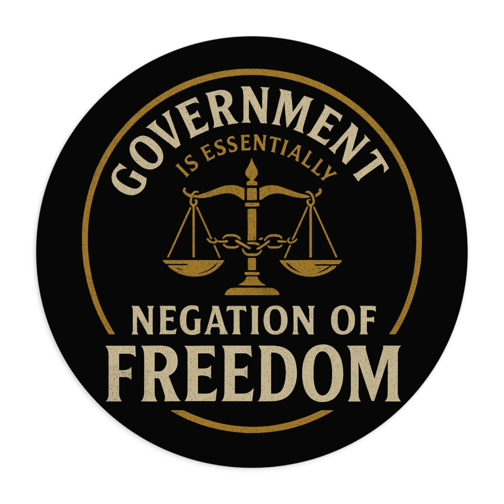 Judge Nap: Negation of Freedom Mouse Pad