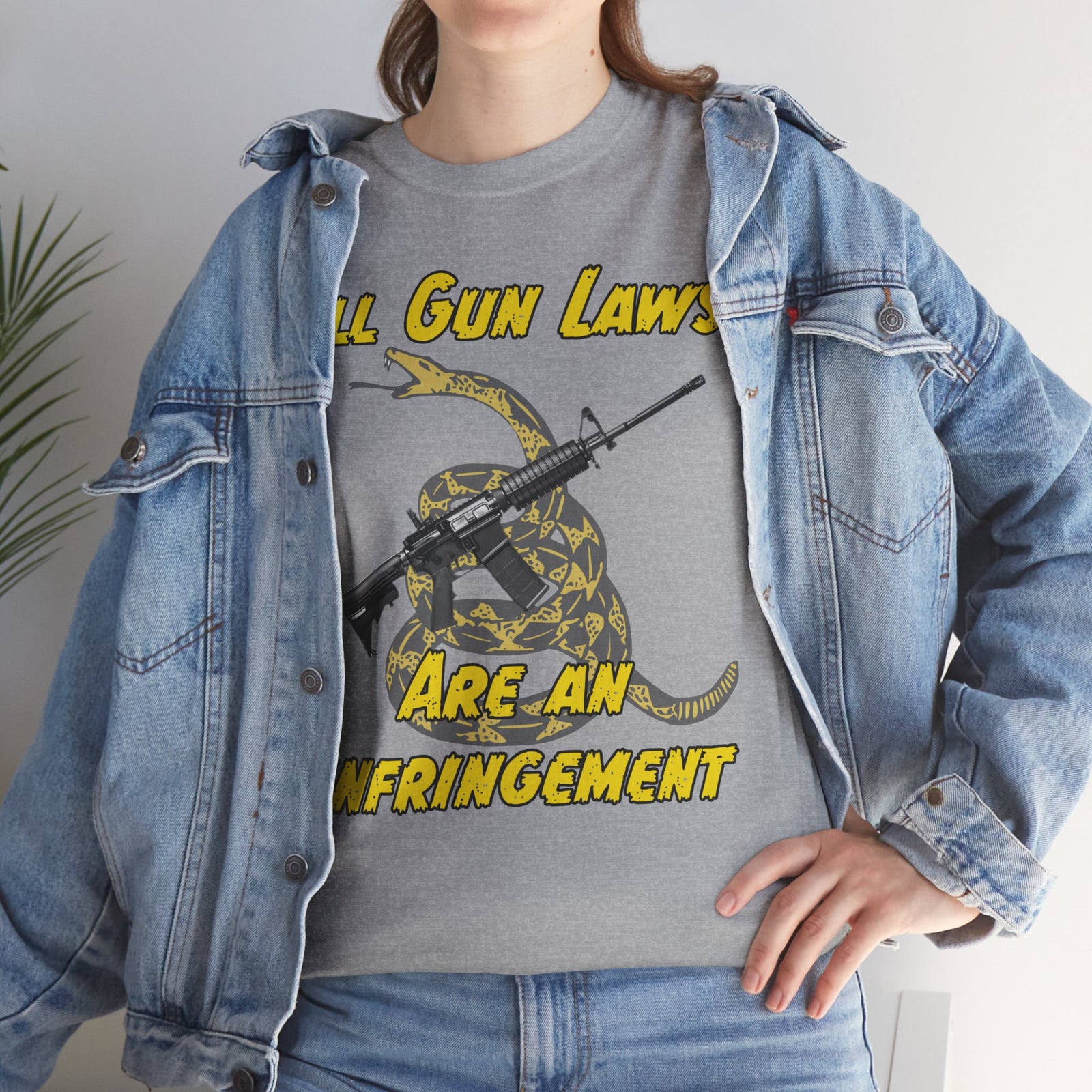 Judge Nap: All Gun Rights Are Infringements AR15 Gadsden T-Shirt