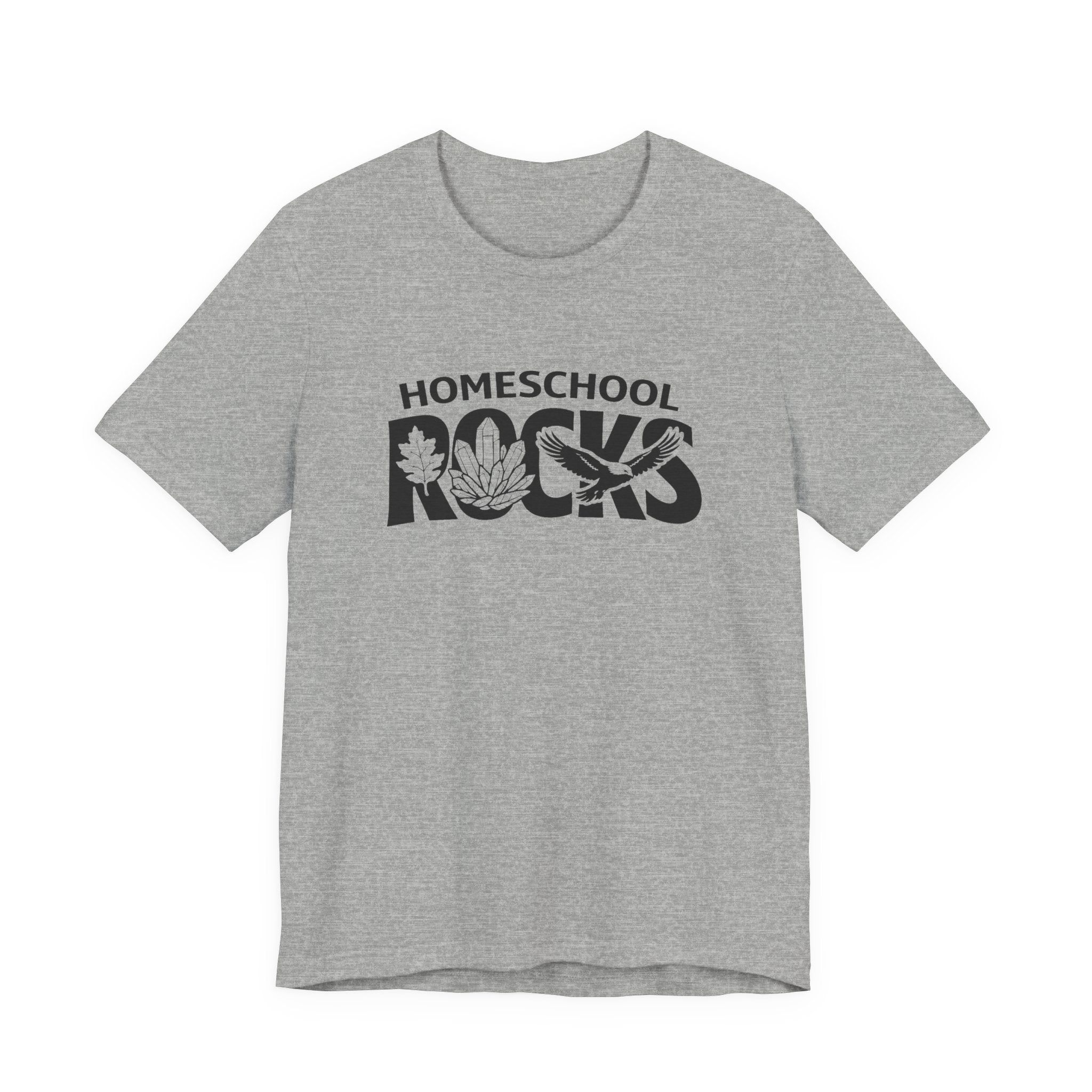 Liberty Tonight: Homeschool Rocks T-Shirt – Retro Floral 'Homeschool Rocks' Tee for Homeschooling Parents & Teachers - 4LibertyShop.com