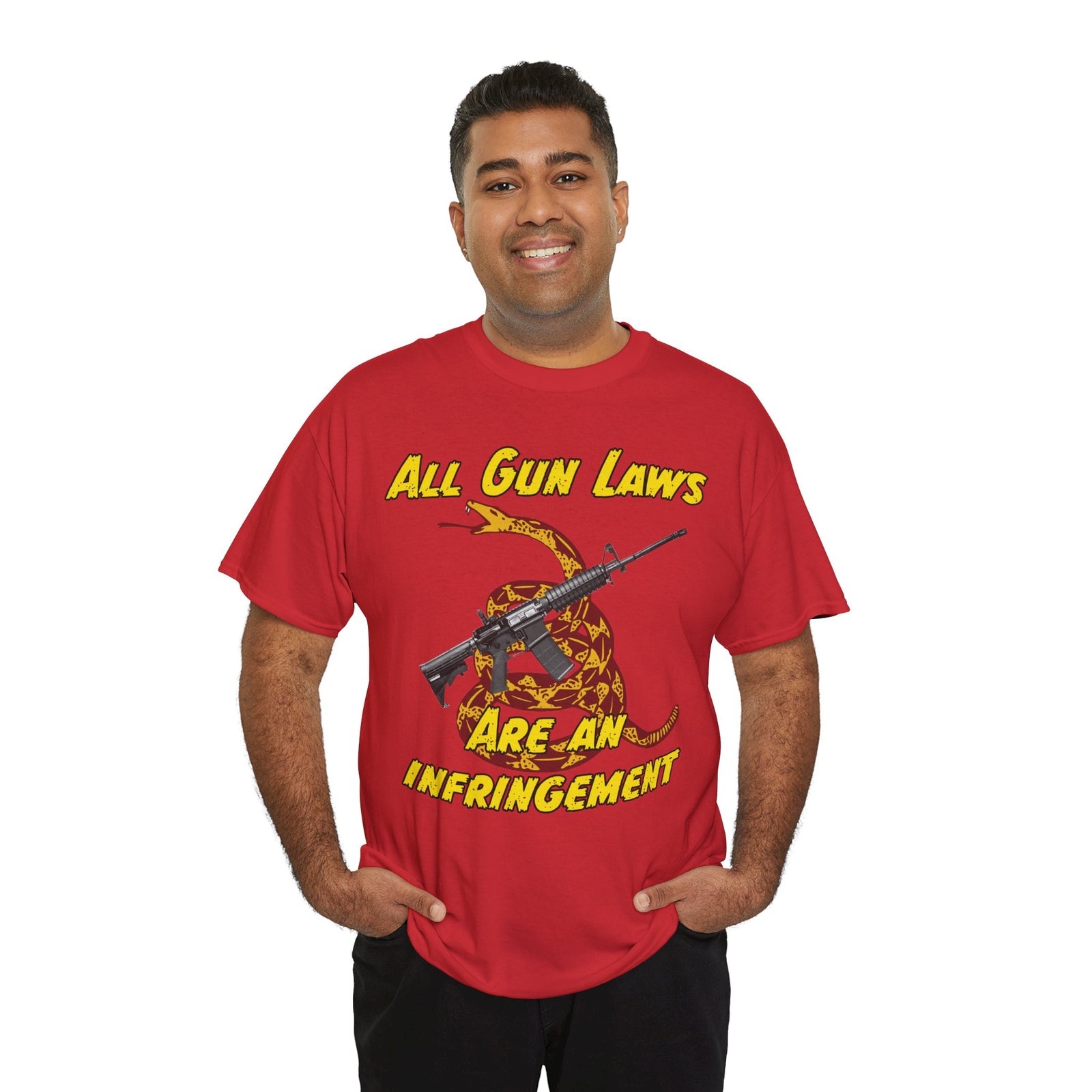 Judge Nap: All Gun Rights Are Infringements AR15 Gadsden T-Shirt
