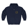 Embroidered 1776 Patriotic Full Zip Hoodie - 4LibertyShop.com
