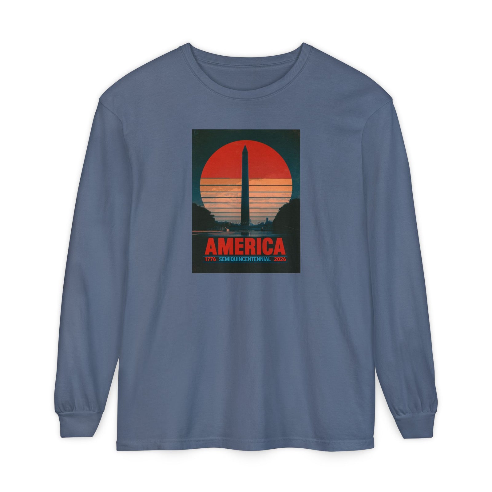 America 1776–2026 Semiquincentennial Long Sleeve T-Shirt - 4LibertyShop.com