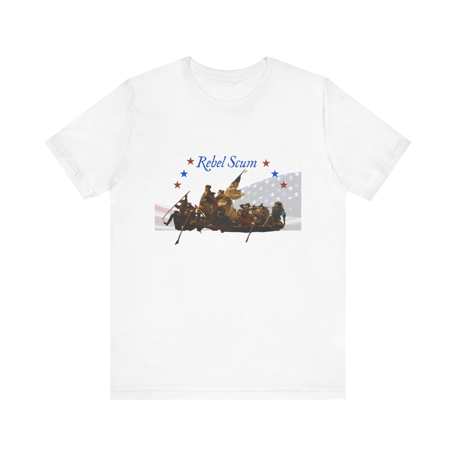 Rebel Scum Washington Crossing the Delaware Tee