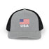 USA Embroidered Snapback Trucker Cap | Patriotic Hat for Independence Day, Sports Events, Outdoor Activities, Gifts
