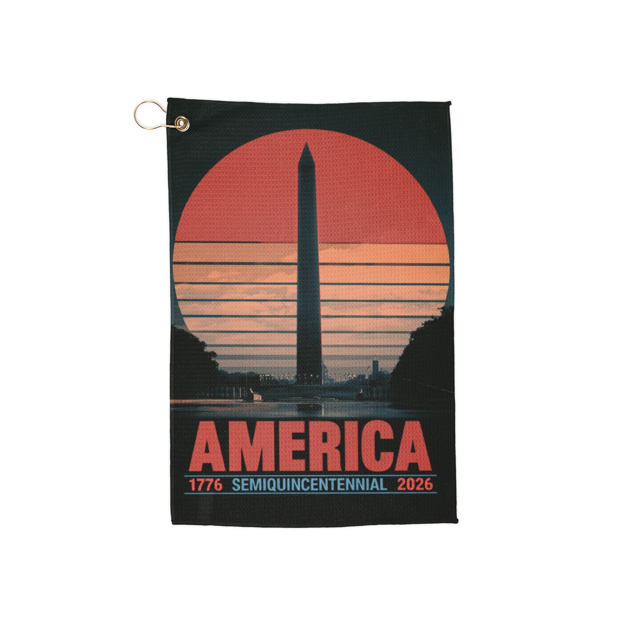 America 1776–2026 Semiquincentennial Golf Towel - 4LibertyShop.com