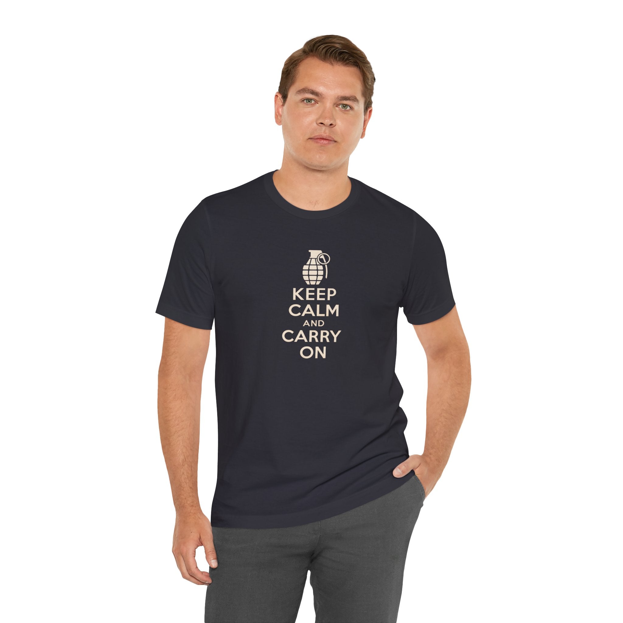 Keep Calm and Carry On T-Shirt - 4LibertyShop.com