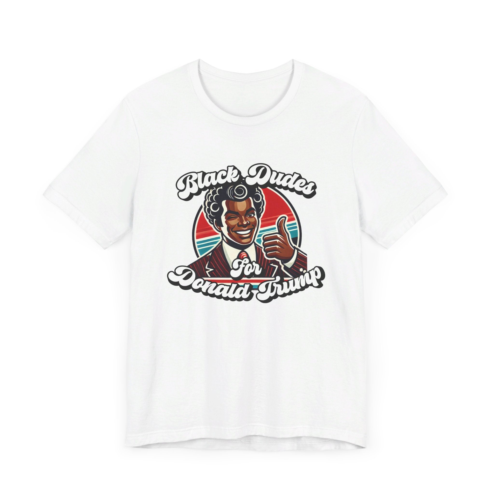 Black Dudes for Donald Trump Short Sleeve Tee