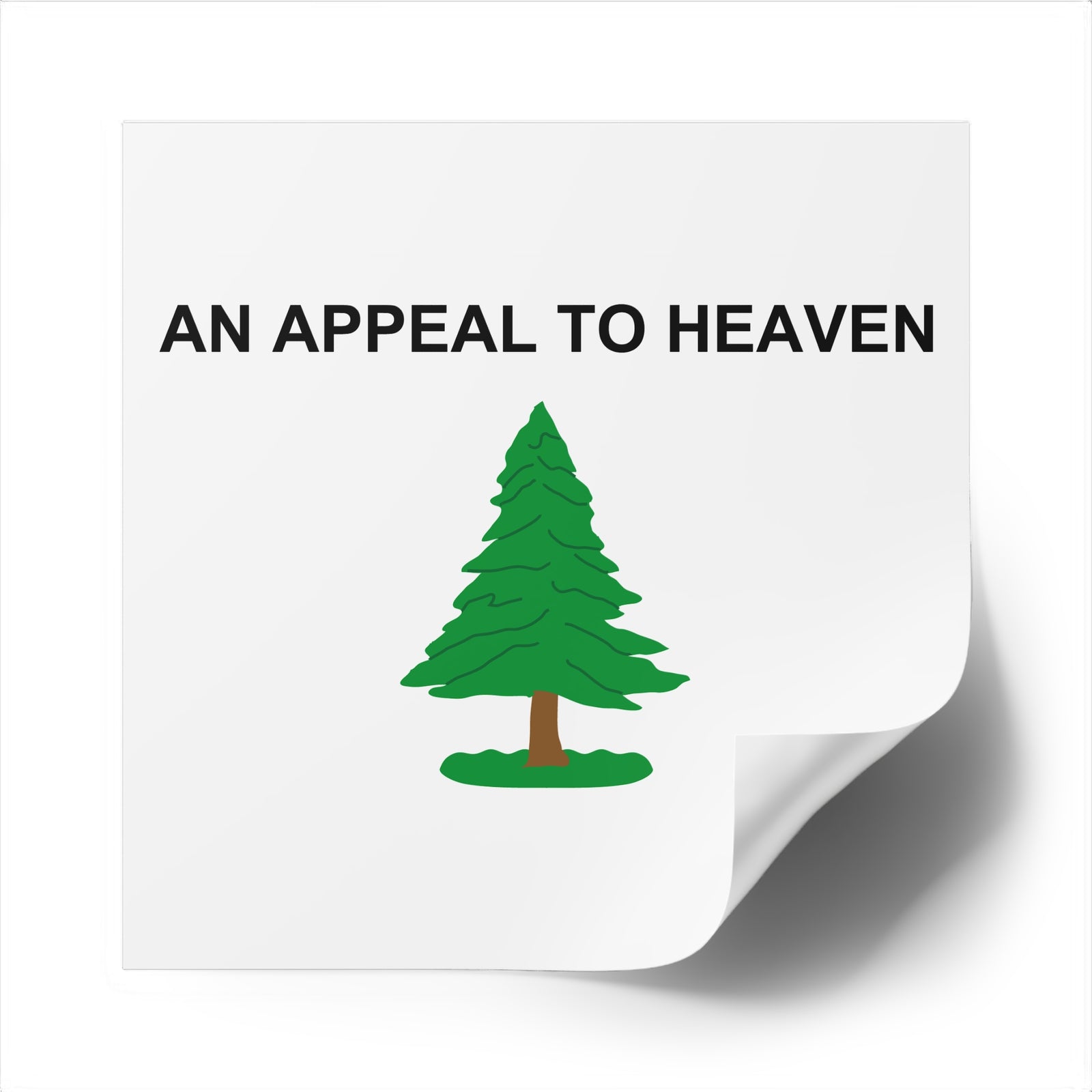 An Appeal To Heaven Square Stickers