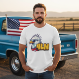 4Liberty Network T-Shirt Lifestyle Mockup - Design Focused