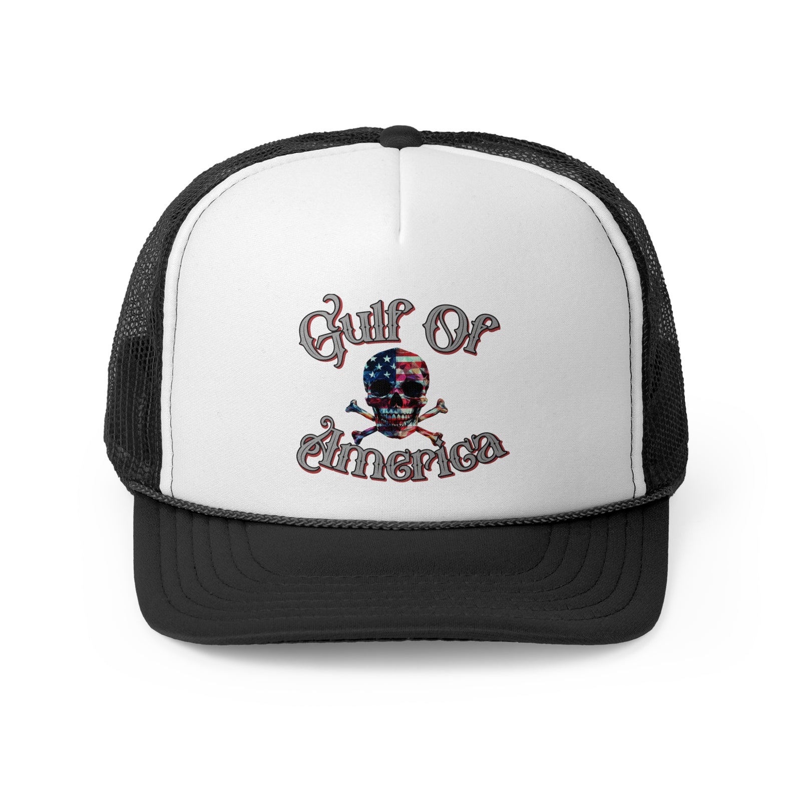 Gulf of America Skull Trucker Cap