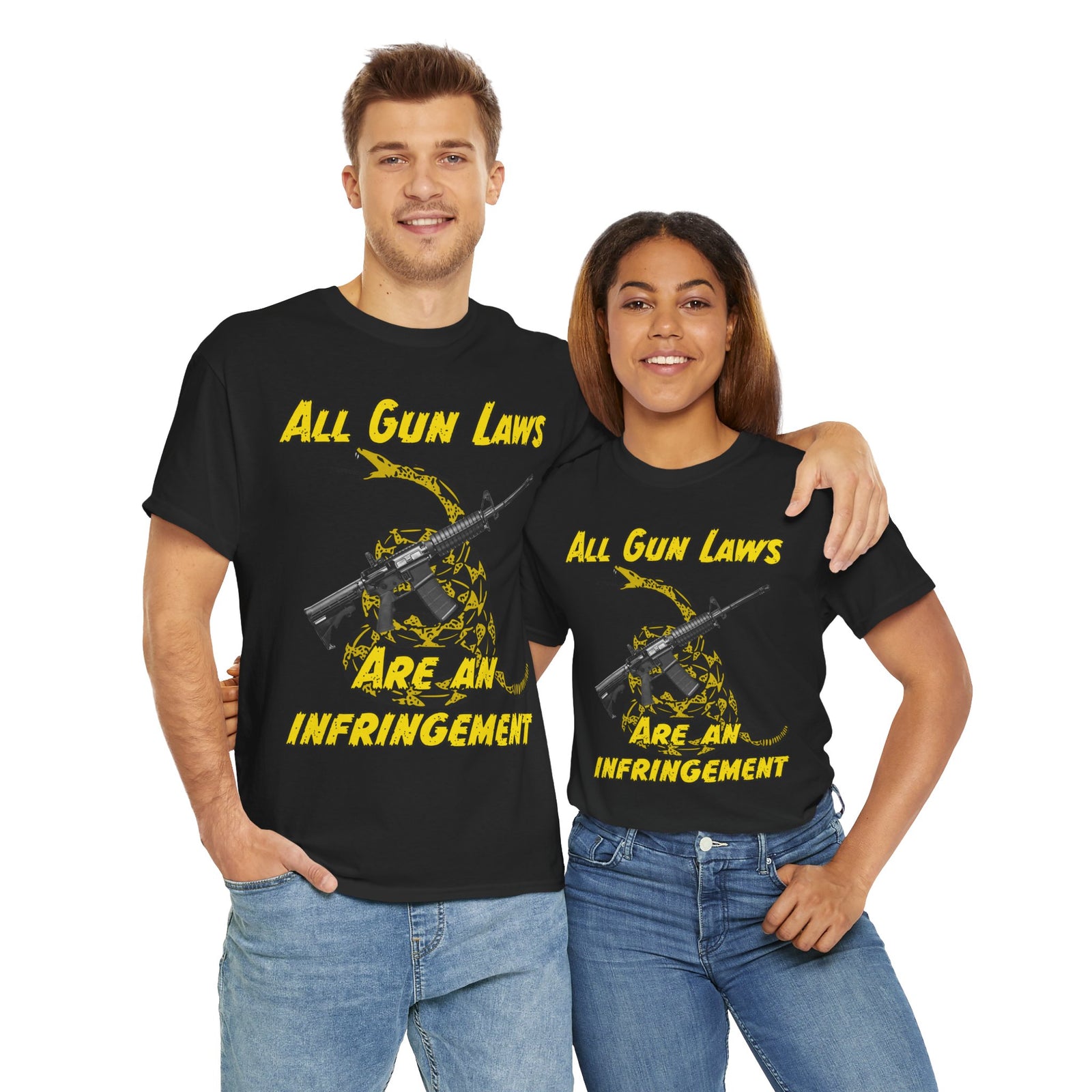 Judge Nap: All Gun Rights Are Infringements AR15 Gadsden T-Shirt