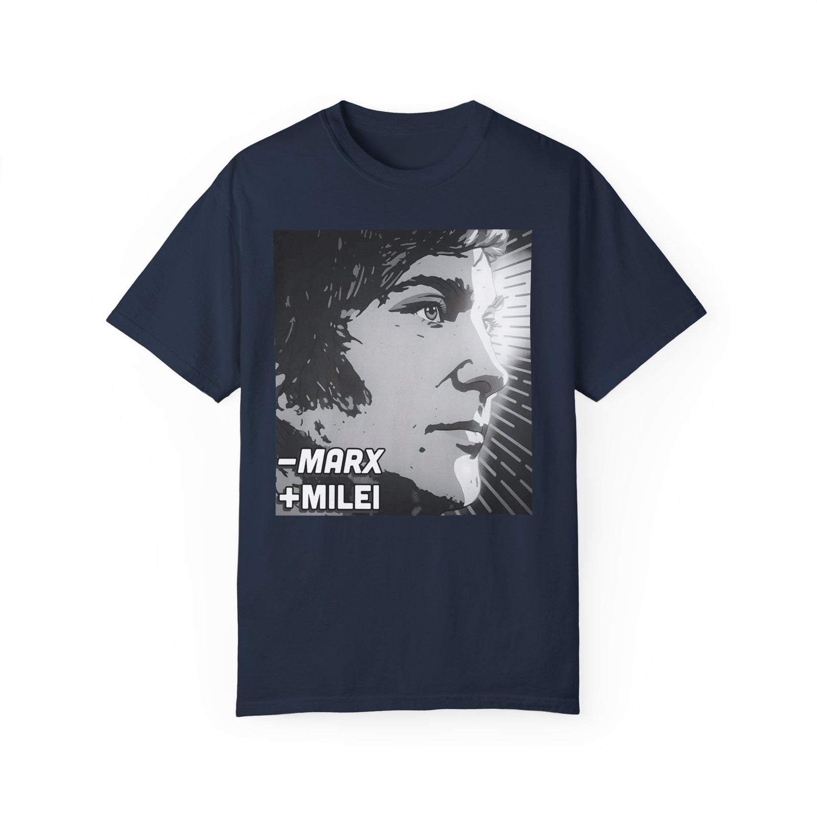 Less Marx, More Milei Icon of Liberty T-shirt