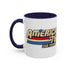 America '76 250 Years Accent Coffee Mug — Retro Patriotic 11/15oz