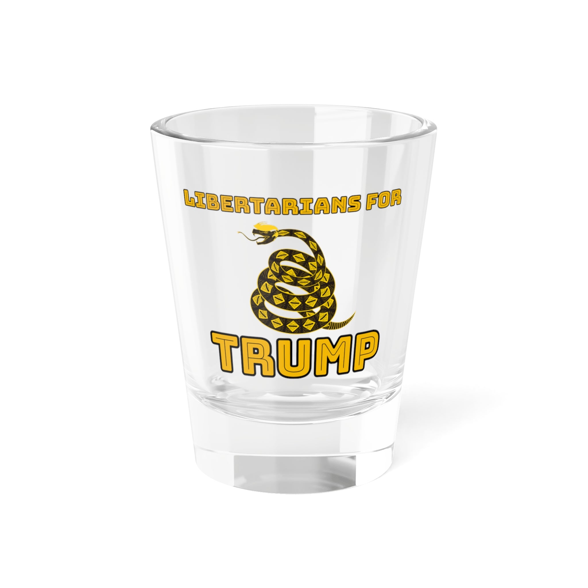 Libertarians for Trump Shot Glass, 1.5oz