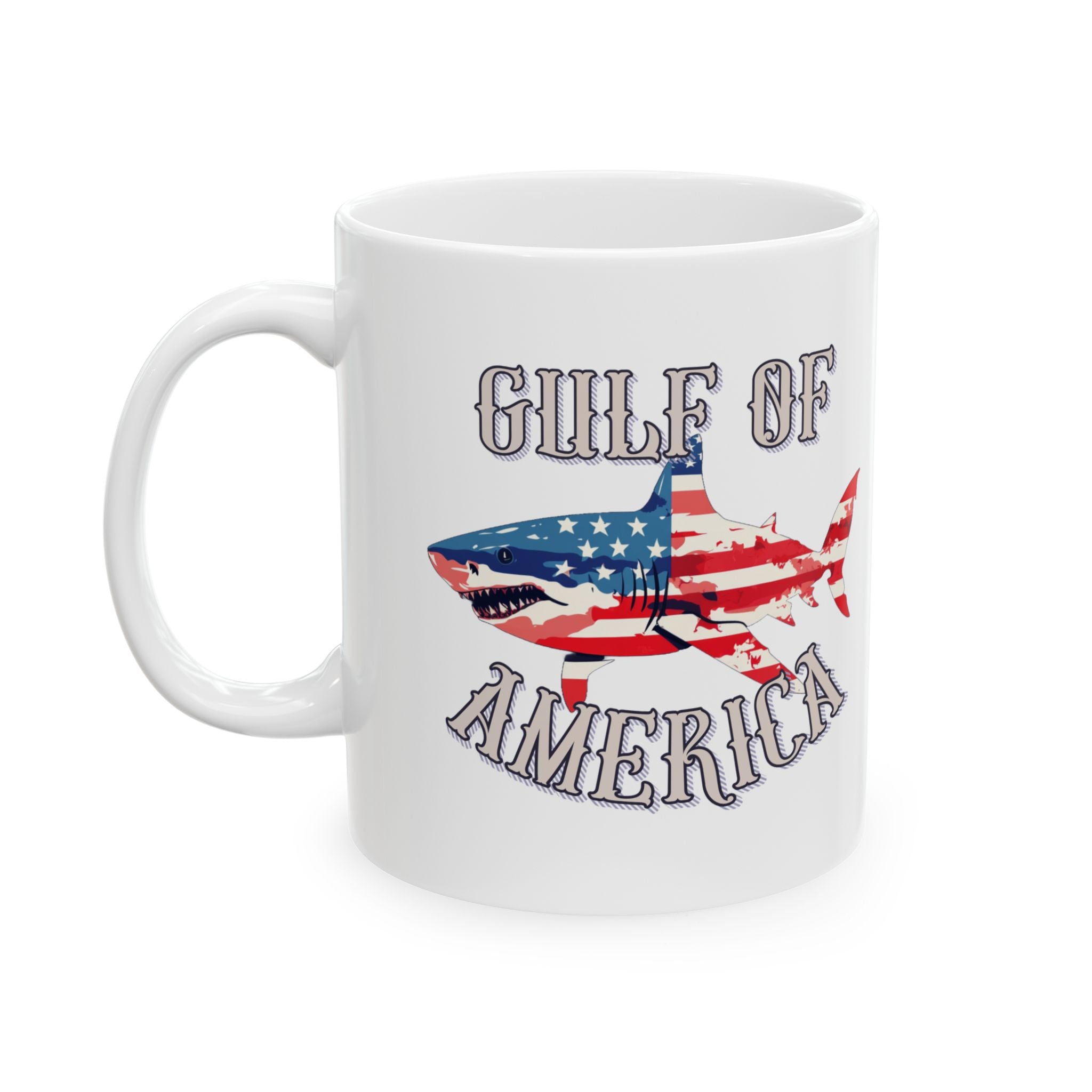 Culturama: Gulf of America Shark Mug, 11oz, 15oz