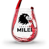 Javier Milei Lion Stemless Wine Glass, 11.75oz - 4LibertyShop.com