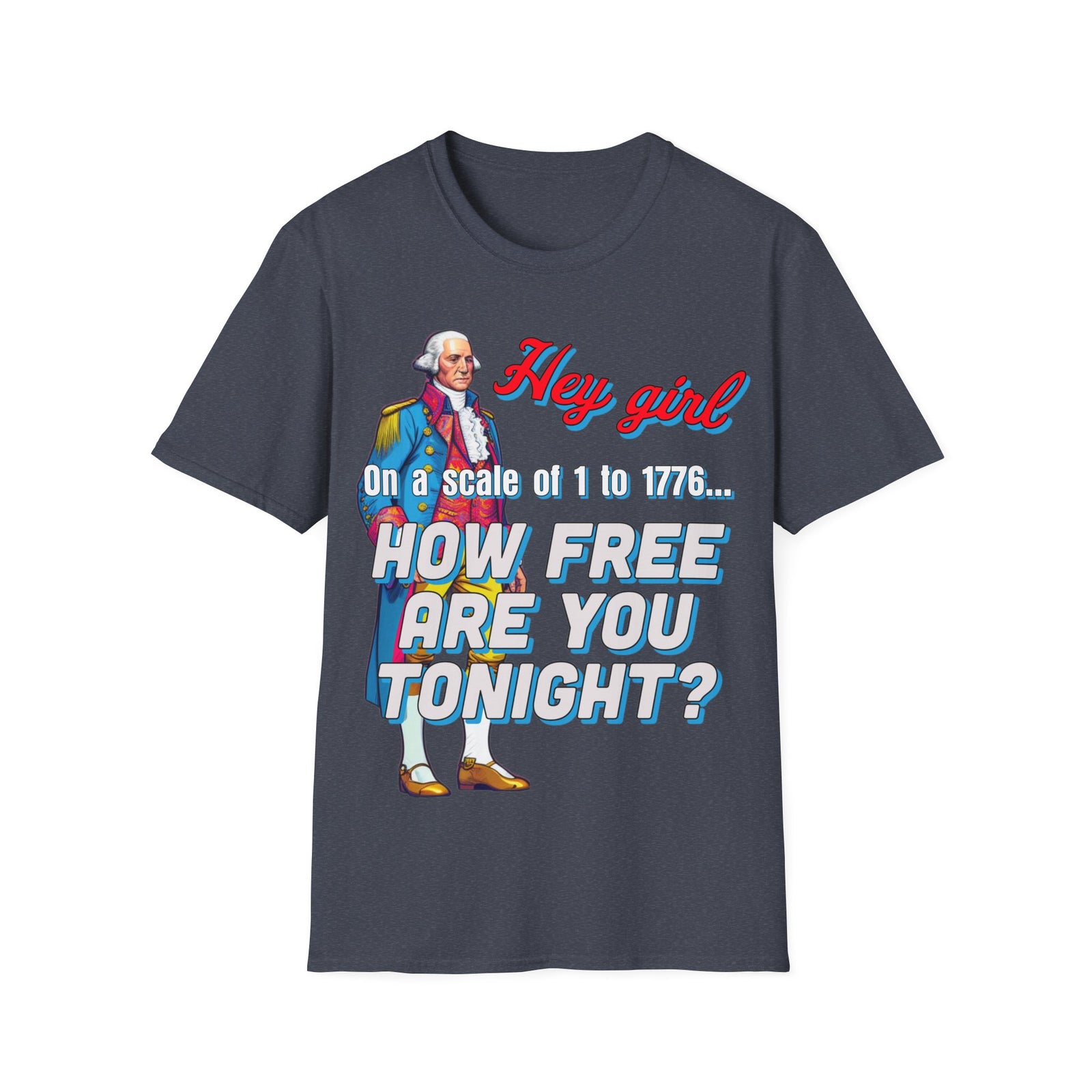 Walton & Johnson Flirty Founding Father: George Washington's Revolutionary Romance Tee