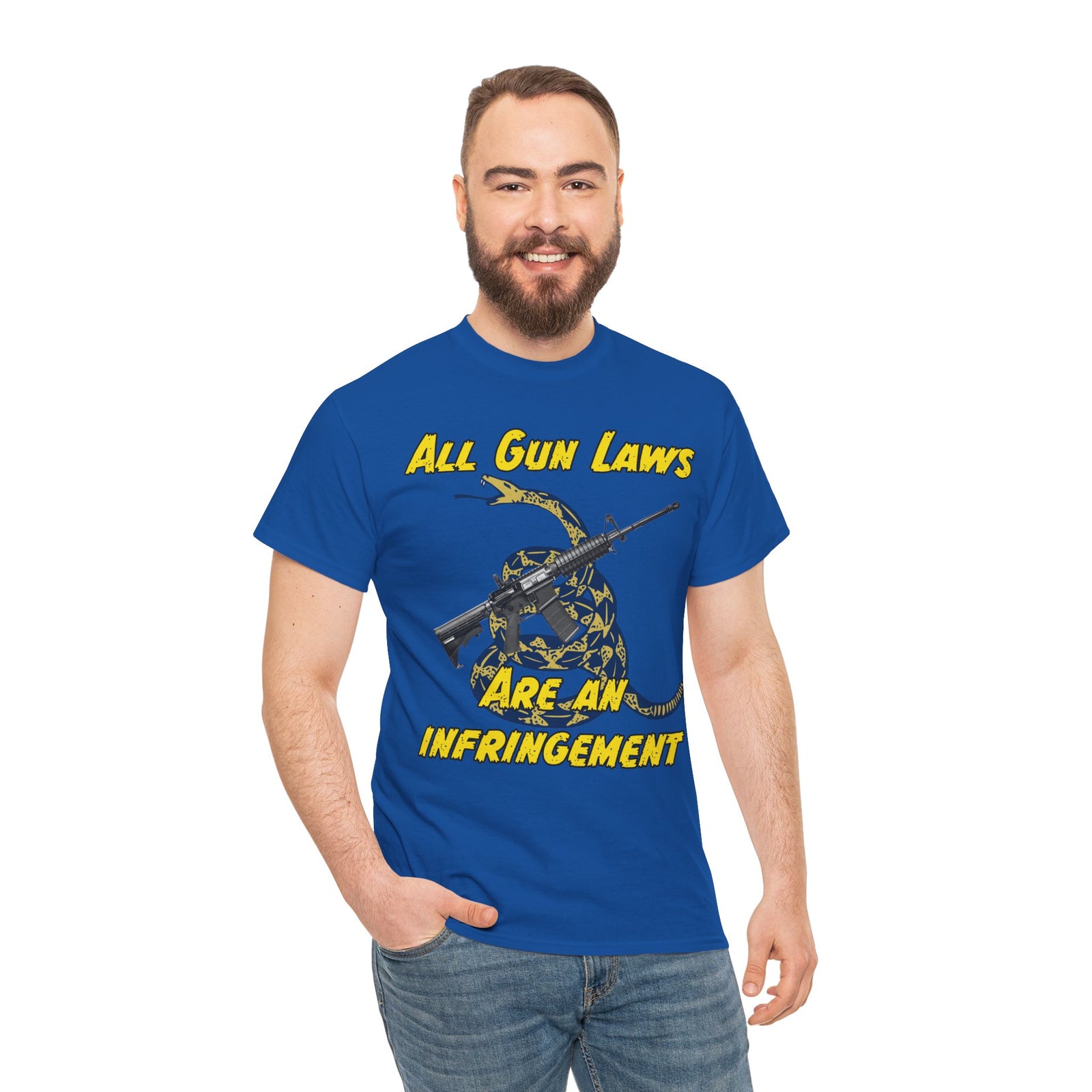 Judge Nap: All Gun Rights Are Infringements AR15 Gadsden T-Shirt