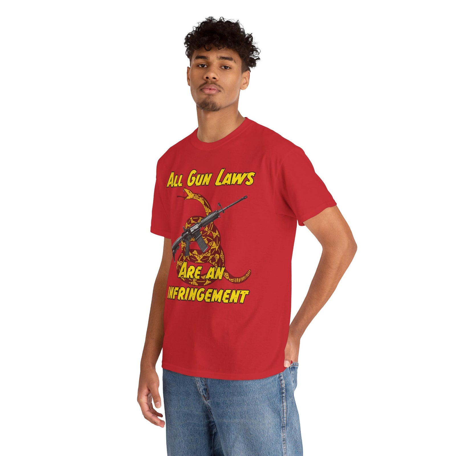 Judge Nap: All Gun Rights Are Infringements AR15 Gadsden T-Shirt