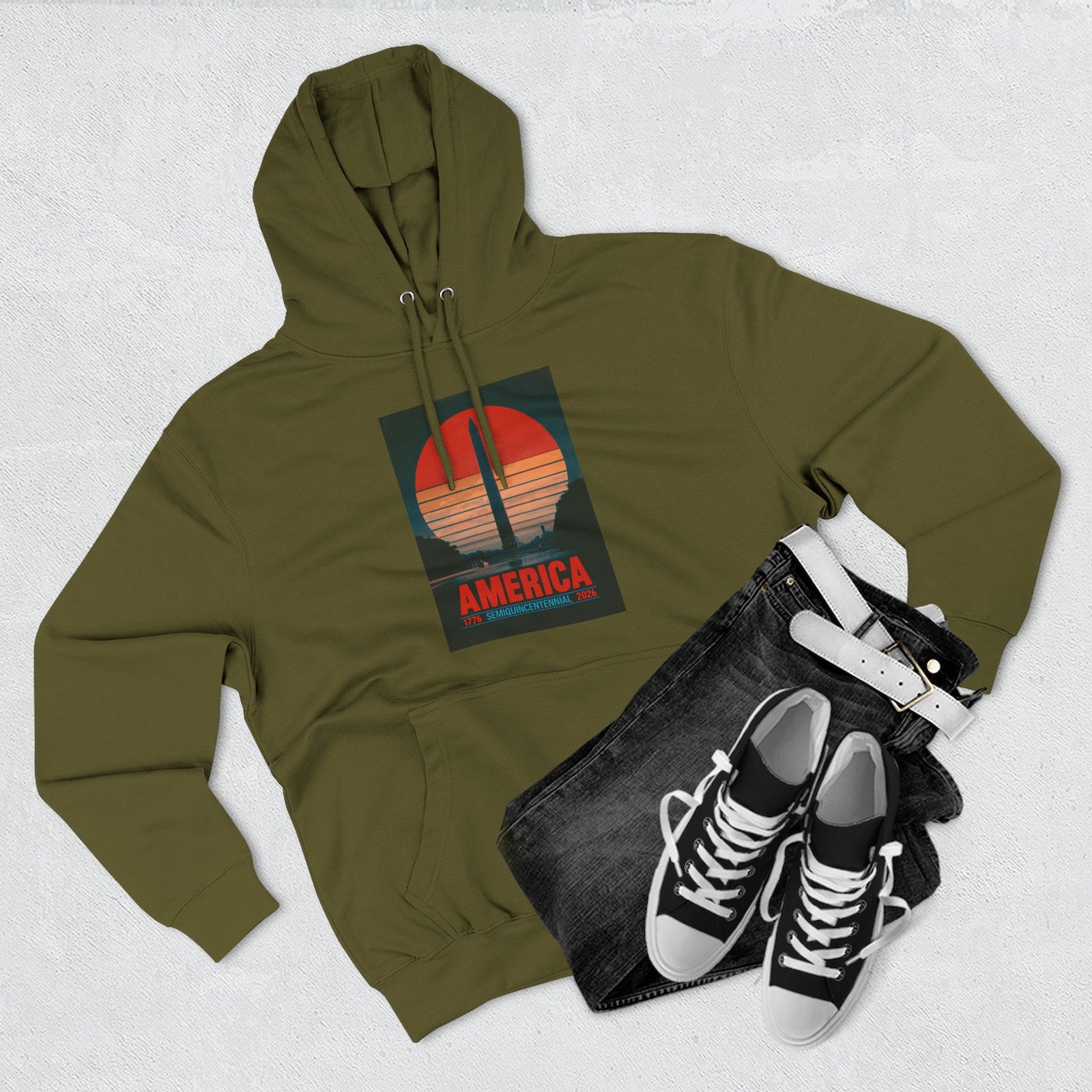 America 1776–2026 Semiquincentennial Hoodie - 4LibertyShop.com