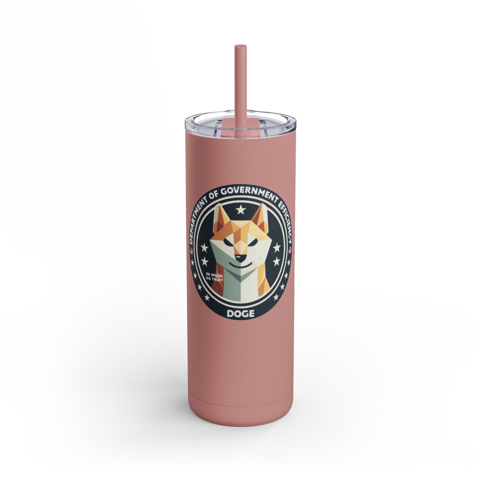 D.O.G.E. Skinny Tumbler, 20oz