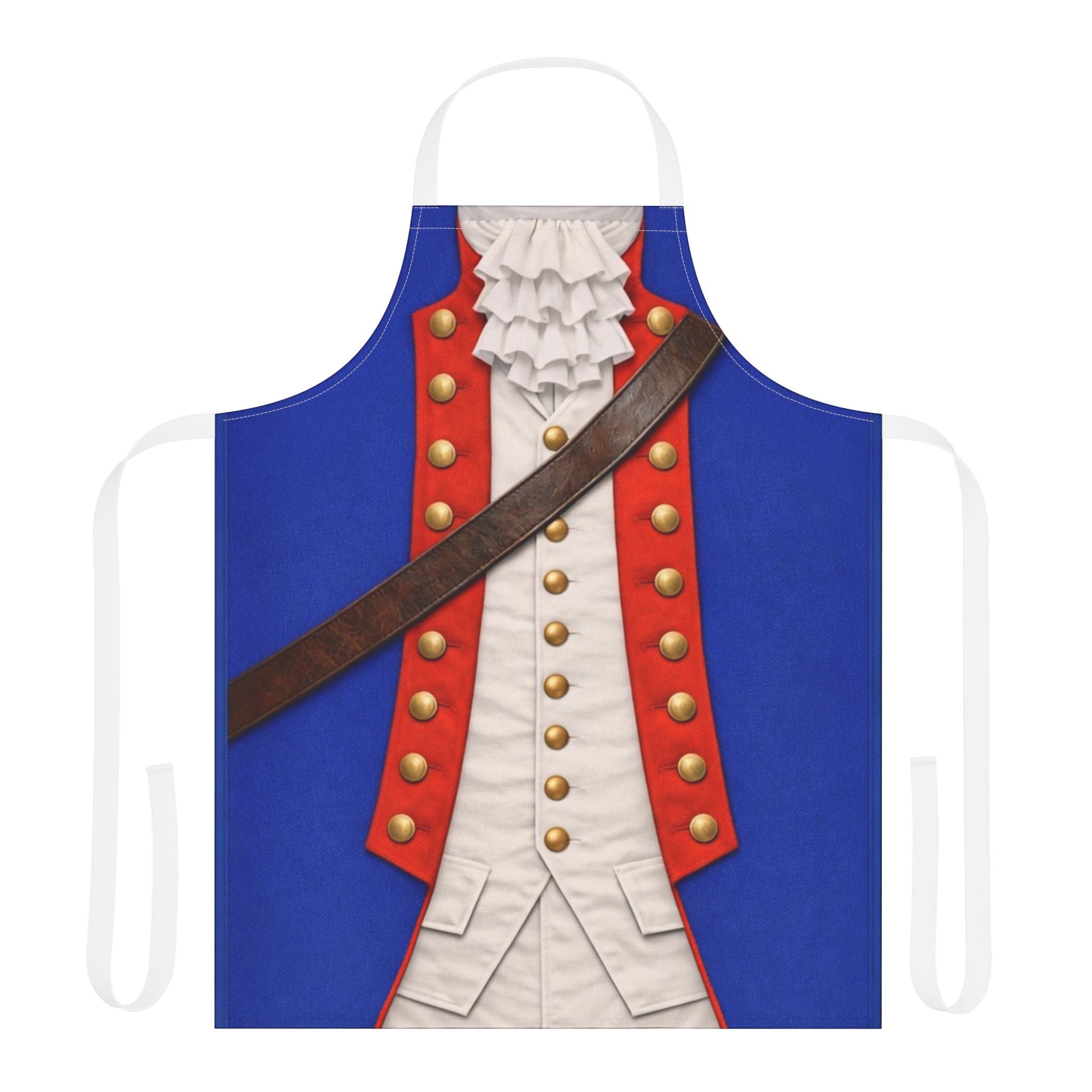 Colonial Soldier Costume Apron – Revolutionary War Kitchen Apron - 4LibertyShop.com