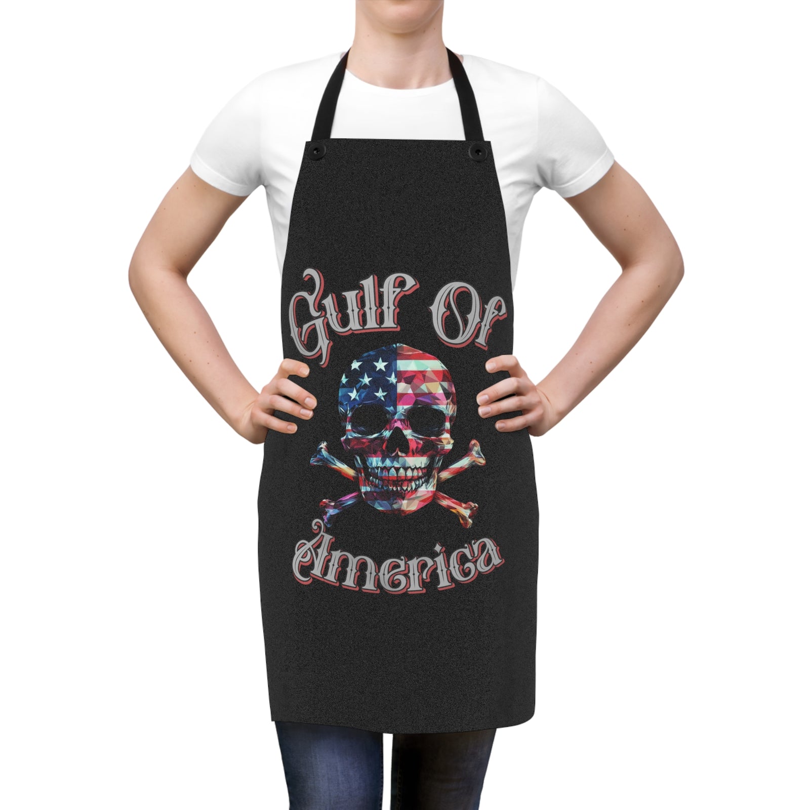 Gulf Of America Skull Apron