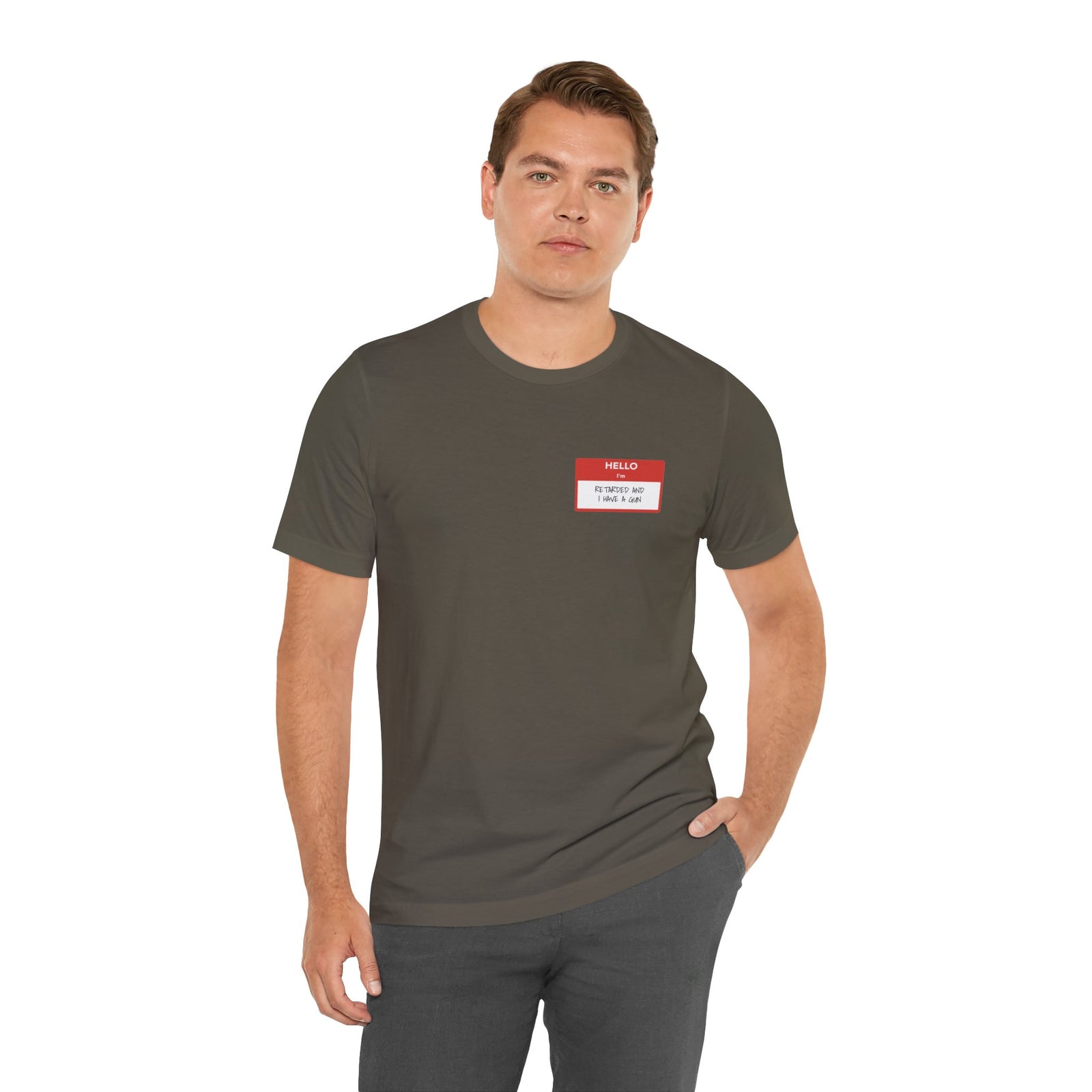 Walton & Johnson: Hello, I'm Retarded & I Have A Gun T-Shirt