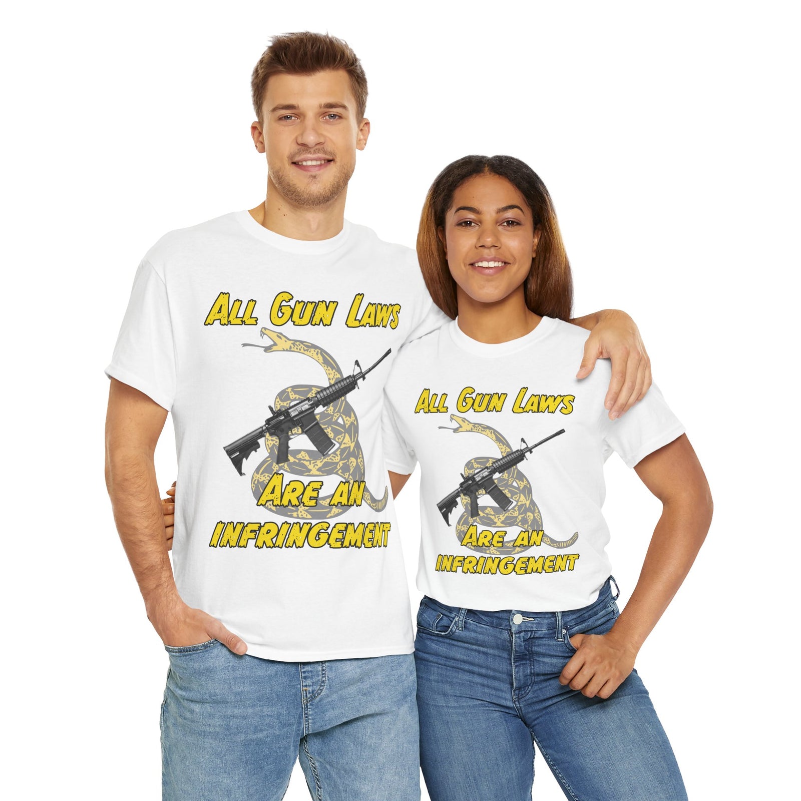 Judge Nap: All Gun Rights Are Infringements AR15 Gadsden T-Shirt