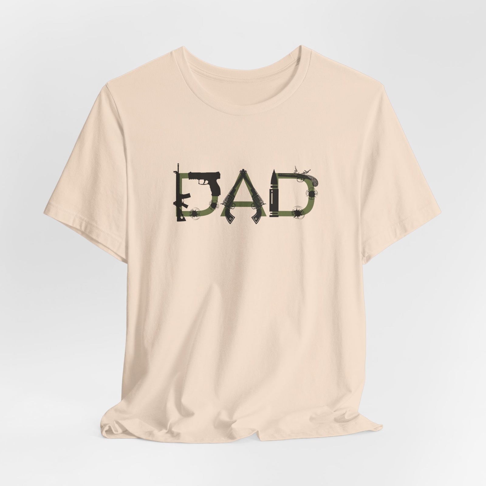 DAD Bullet Holes Tee — Ammo & Guns Graphic Dad Shirt — 4LibertyShop.com