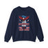 Crewneck Sweatshirt — "Less Government More Video Games" Patriotic Gamer Pullover - 4LibertyShop.com