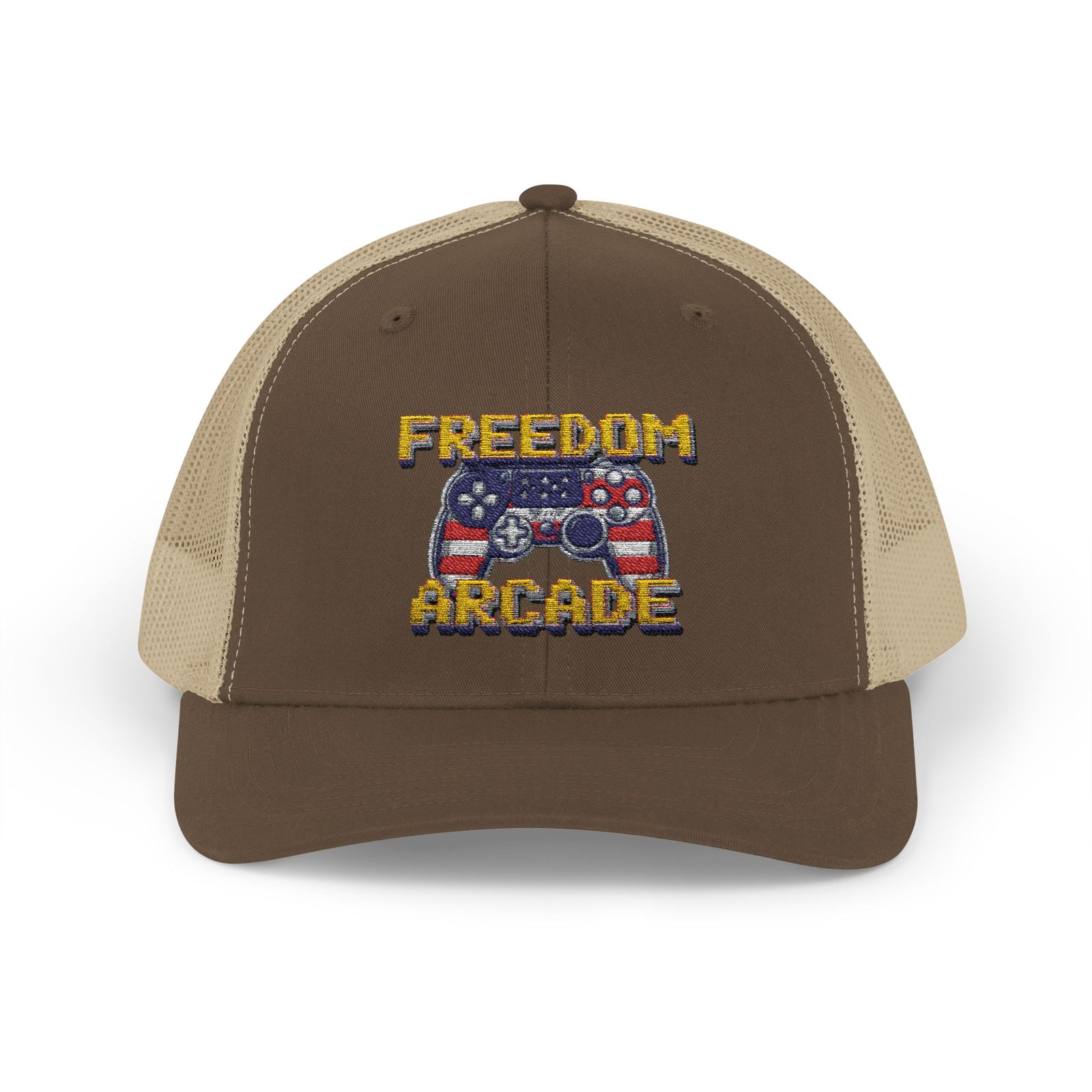 Freedom Arcade Gaming Snapback Trucker Cap